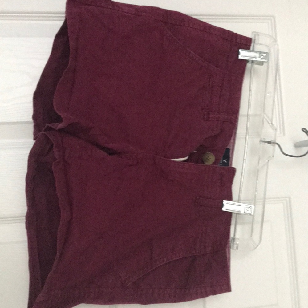 American Eagle shorts size 8 garnet